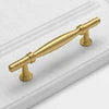 Solid Antique Brass Gold Finish Pull High-End Wardrobe Doors Cupboard Closet Handles and Drawer Knobs