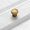 Solid Antique Brass Gold Finish Pull High-End Wardrobe Doors Cupboard Closet Handles and Drawer Knobs