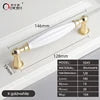 Best Selling K Gold White Kitchen Cabinet Drawer Handles Furniture Handel Hardware Dresser Zamak Ceramic Pull Handles