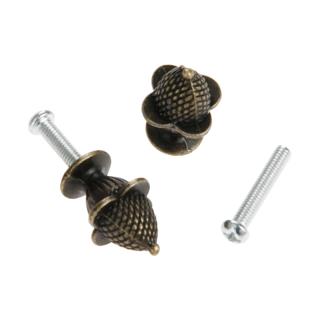 2Pcs Antique Cabinet Handle Knob Furniture Handle Strawberry Knob And Handles Zinc Alloy Door Cupboard Drawer Kitchen Pull Knob