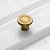 Solid Antique Brass Gold Finish Pull High-End Wardrobe Doors Cupboard Closet Handles and Drawer Knobs