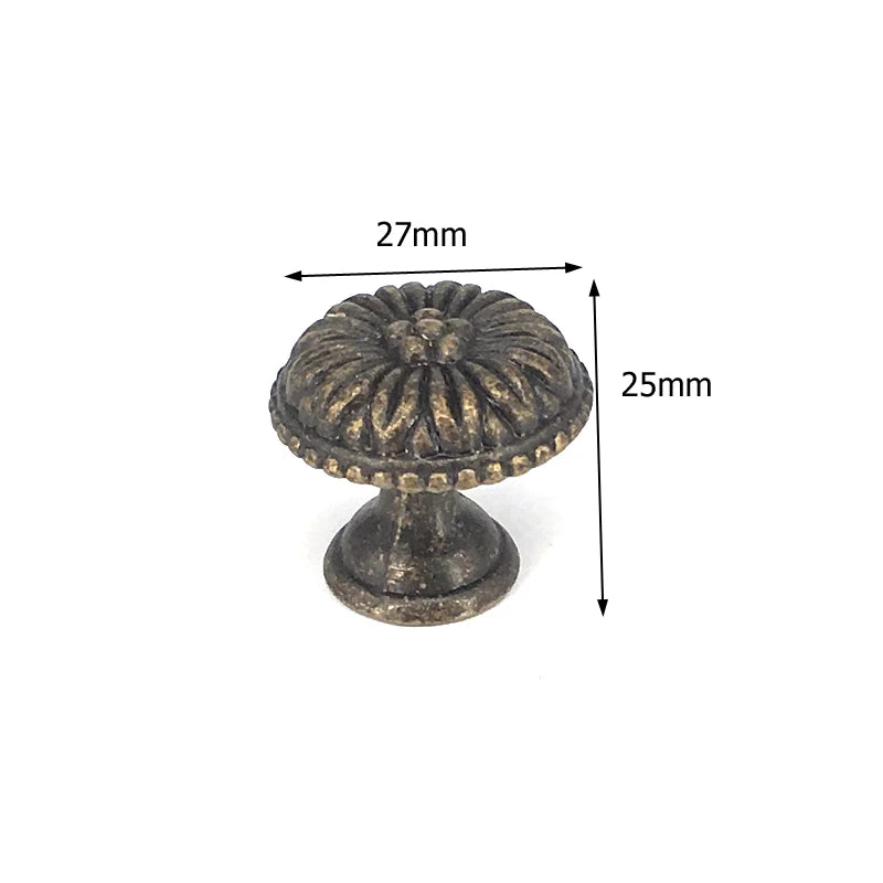 1x Antique Bronze Kitchen Cabinet Drawer Knobs Dresser Cupboard Wardrobe Furniture Pulls Handle Wooden Box Jewelry Box Knobs