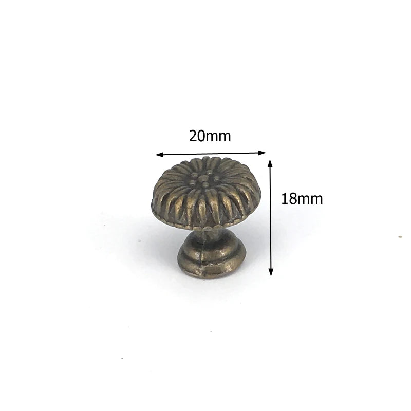 1x Antique Bronze Kitchen Cabinet Drawer Knobs Dresser Cupboard Wardrobe Furniture Pulls Handle Wooden Box Jewelry Box Knobs