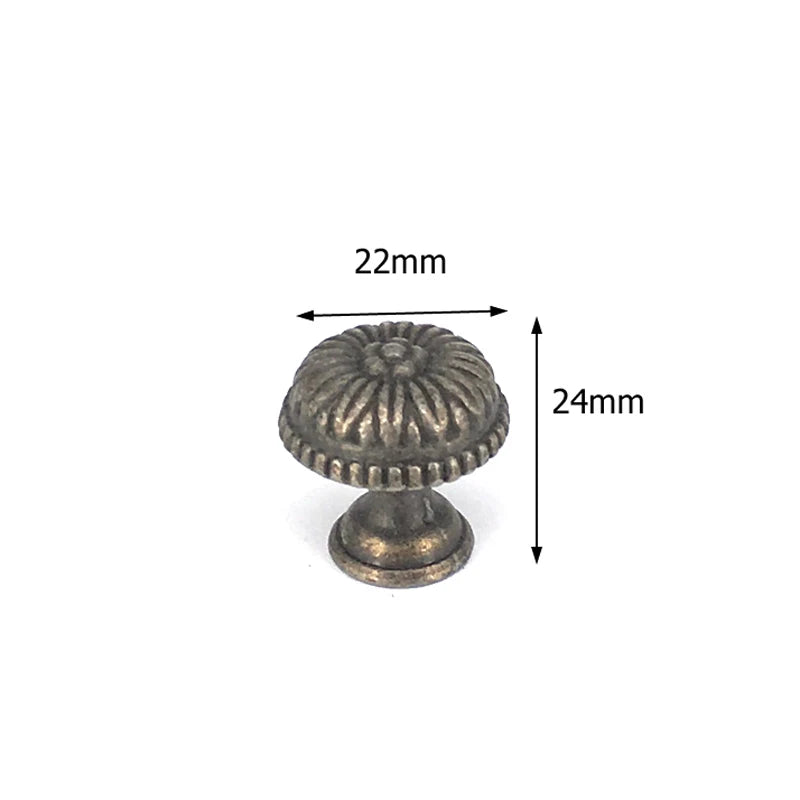 1x Antique Bronze Kitchen Cabinet Drawer Knobs Dresser Cupboard Wardrobe Furniture Pulls Handle Wooden Box Jewelry Box Knobs