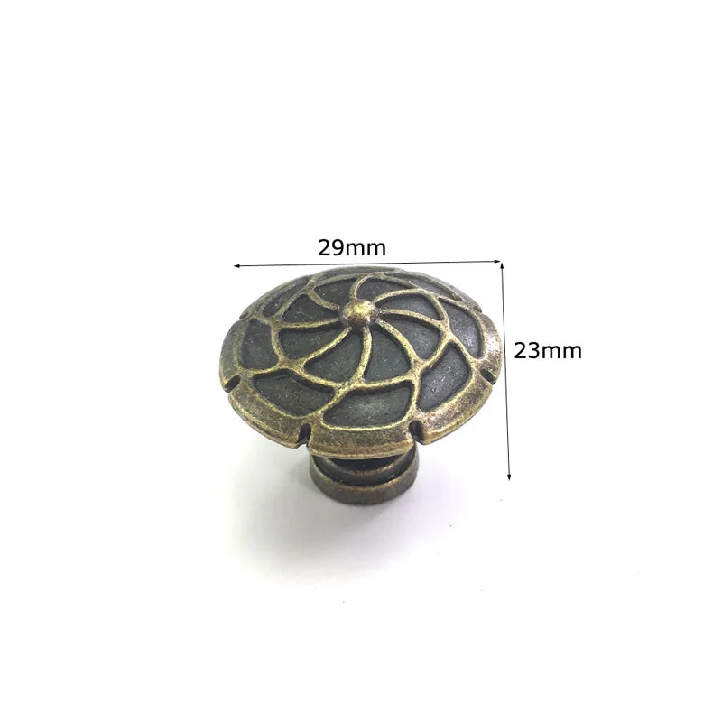 1x Antique Bronze Kitchen Cabinet Drawer Knobs Dresser Cupboard Wardrobe Furniture Pulls Handle Wooden Box Jewelry Box Knobs