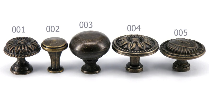 1x Antique Bronze Kitchen Cabinet Drawer Knobs Dresser Cupboard Wardrobe Furniture Pulls Handle Wooden Box Jewelry Box Knobs