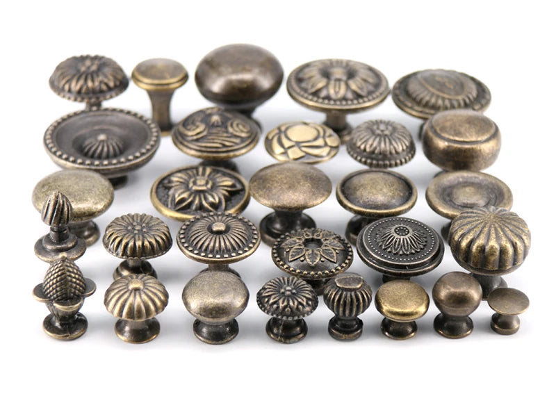 1x Antique Bronze Kitchen Cabinet Drawer Knobs Dresser Cupboard Wardrobe Furniture Pulls Handle Wooden Box Jewelry Box Knobs