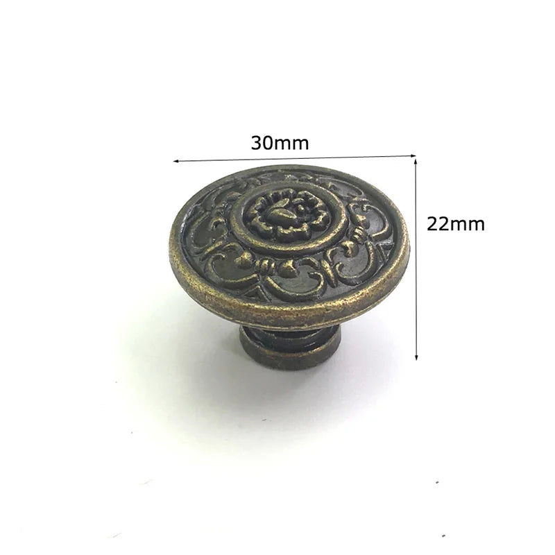 1x Antique Bronze Kitchen Cabinet Drawer Knobs Dresser Cupboard Wardrobe Furniture Pulls Handle Wooden Box Jewelry Box Knobs