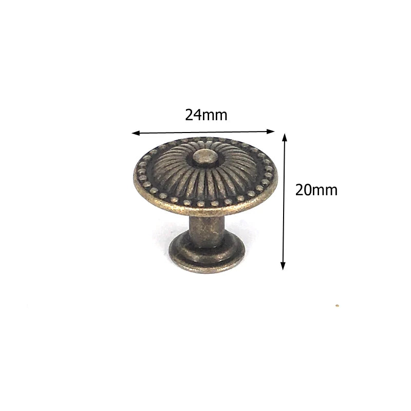 1x Antique Bronze Kitchen Cabinet Drawer Knobs Dresser Cupboard Wardrobe Furniture Pulls Handle Wooden Box Jewelry Box Knobs