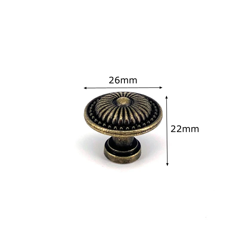 1x Antique Bronze Kitchen Cabinet Drawer Knobs Dresser Cupboard Wardrobe Furniture Pulls Handle Wooden Box Jewelry Box Knobs