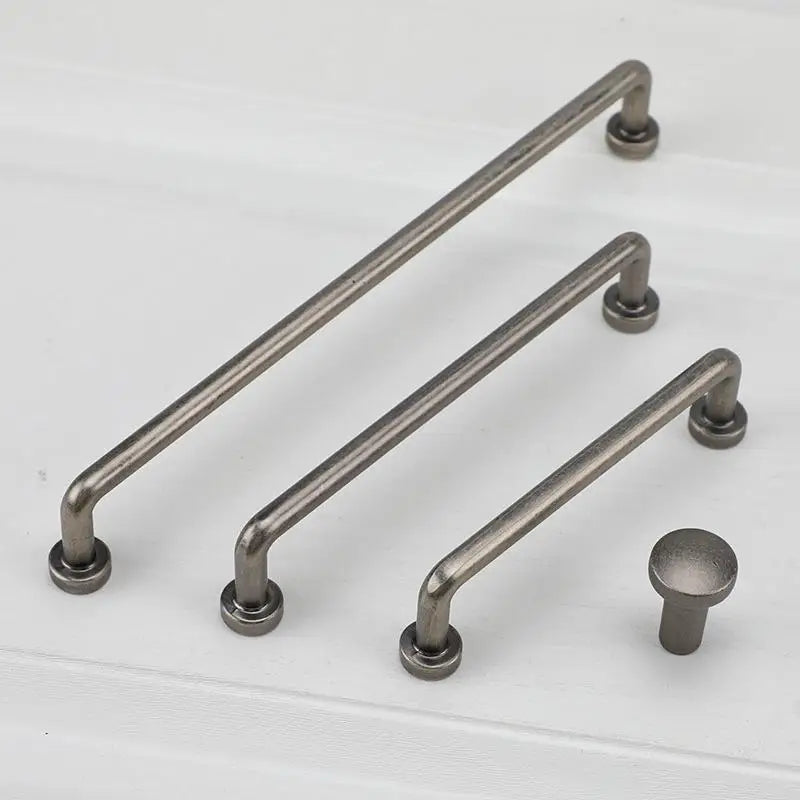 Bedroom Kitchen Cupboard Handle Ceramic Brass Zinc Alloy Furniture Door Handle Knob Symmetrical Architectural Hardware Bars