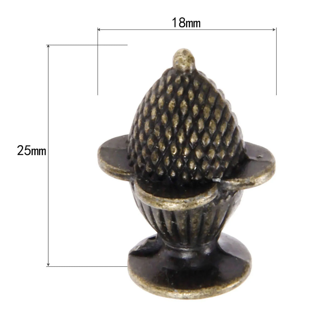 2Pcs Antique Cabinet Handle Knob Furniture Handle Strawberry Knob And Handles Zinc Alloy Door Cupboard Drawer Kitchen Pull Knob