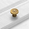 Solid Antique Brass Gold Finish Pull High-End Wardrobe Doors Cupboard Closet Handles and Drawer Knobs