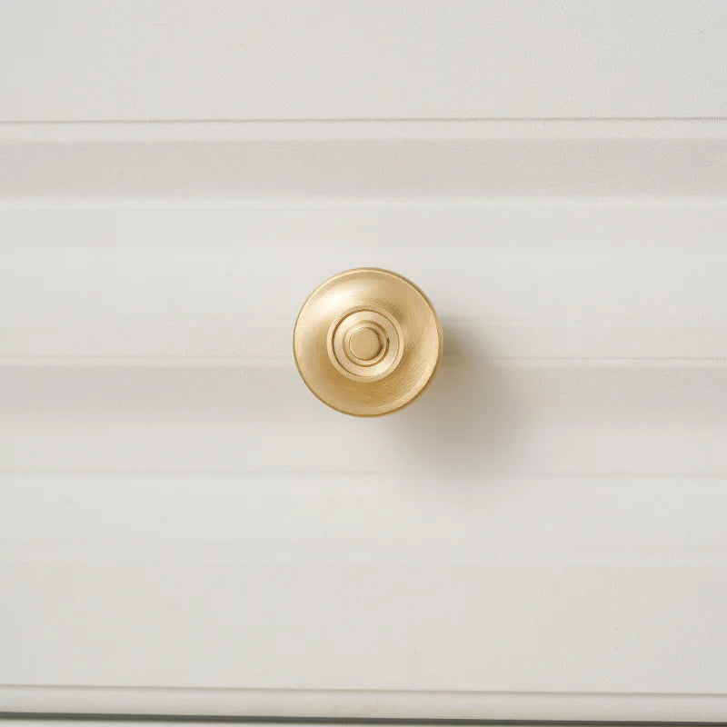 Handles for Furniture French Solid Brass Cupboard Door Knob and Handle American Kitchen Cabinet Drawer Handles