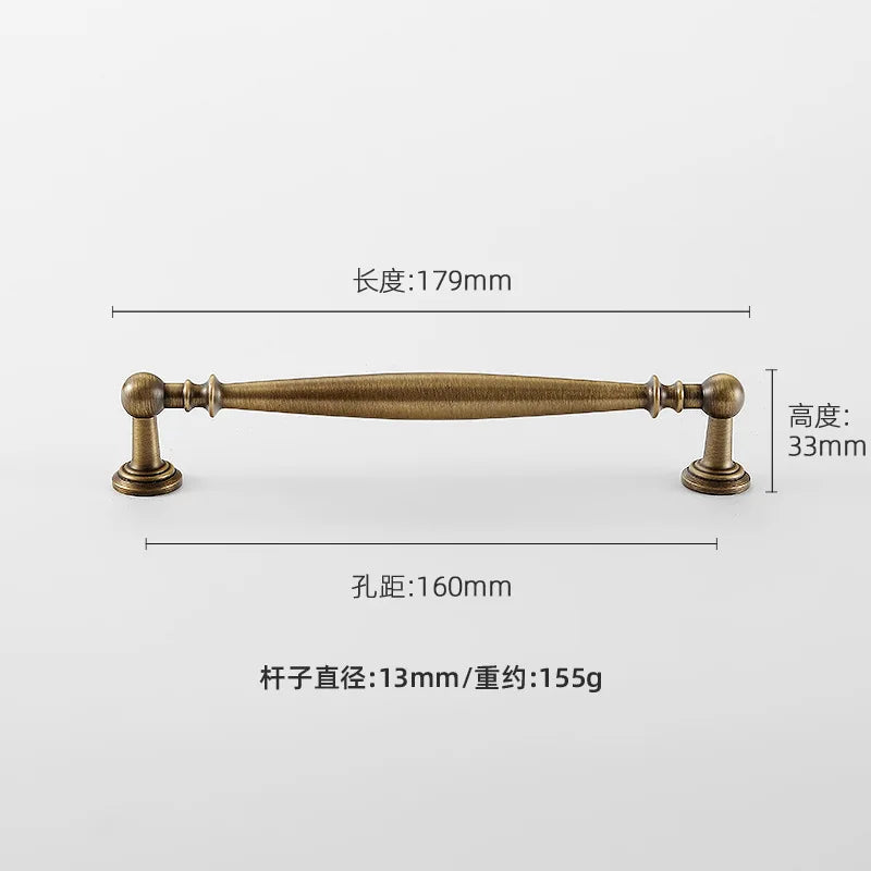 Nordic Solid Brass Furniture Handles Luxury Handles for Wardrobe and Drawer Kitchen Cabinet Drawer Handles Shoe Cabinets Pulls