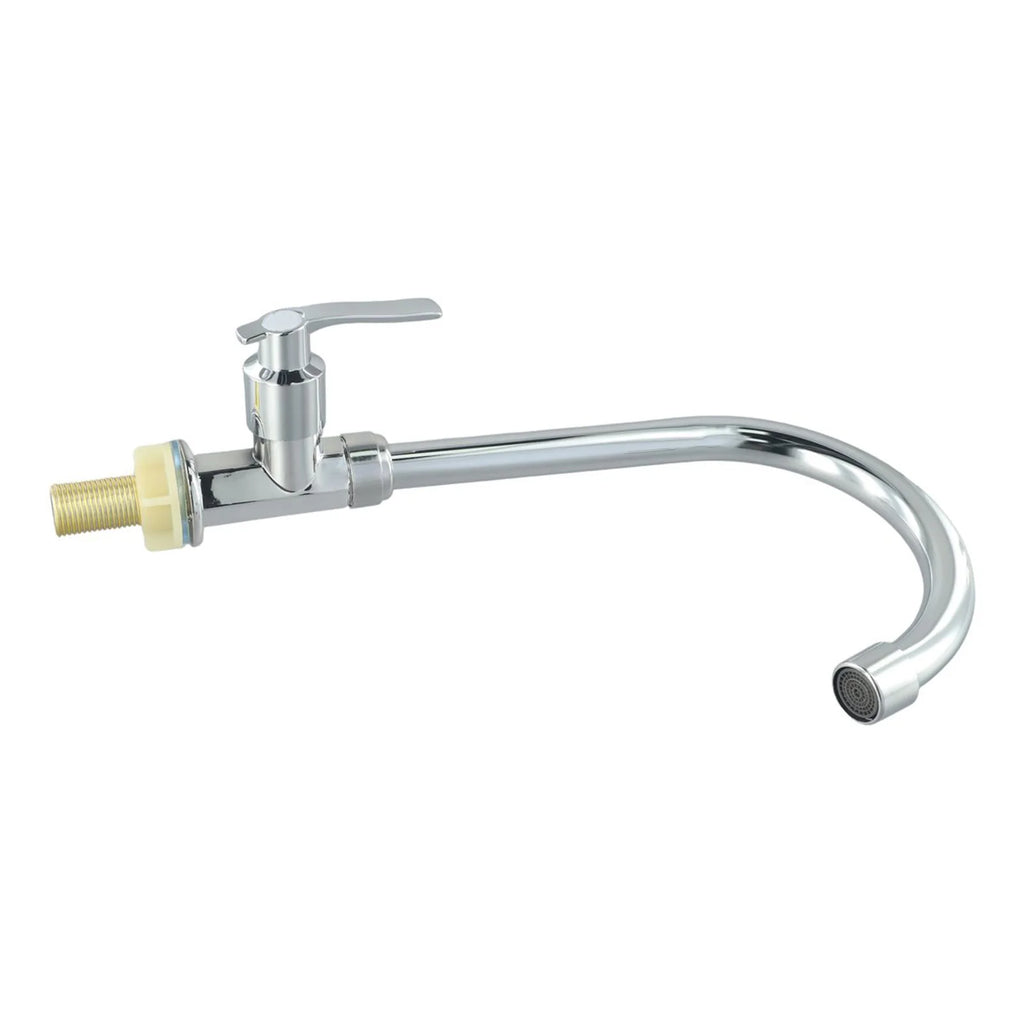 Single Lever Cold Water Kitchen Sink Tap – Deck Mounted, Plated Finish