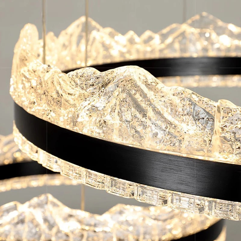 Modern home decor led lights pendant light lamps forstaircase Chandeliers for living room hanging light indoor lighting