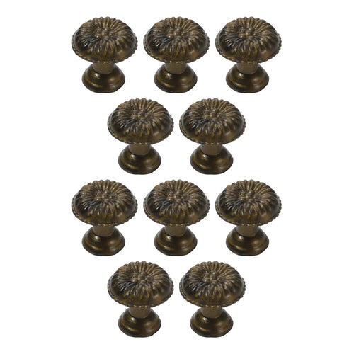 10Pcs Wooden Jewelry Box Mini Knobs Antique Bronze Plastic Kitchen Cabinet Drawer Pulls Knobs Cupboard Wardrobe Furniture Handle