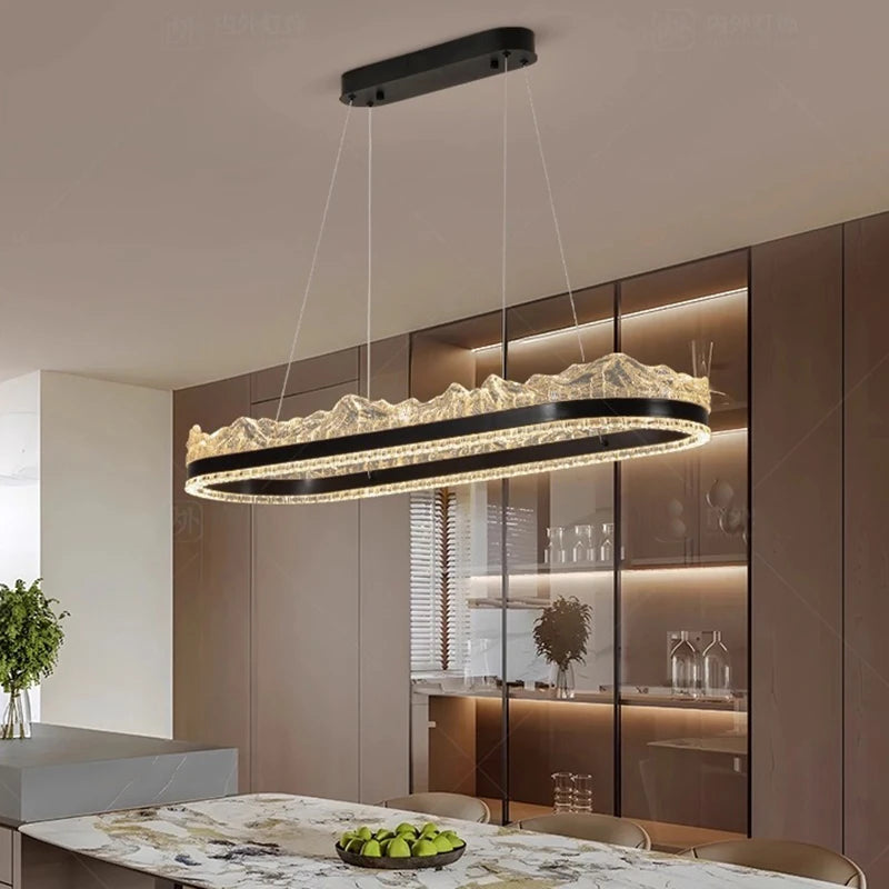 Modern home decor led lights pendant light lamps forstaircase Chandeliers for living room hanging light indoor lighting
