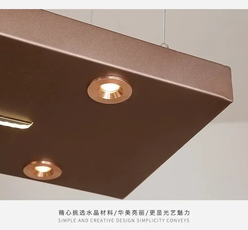 Modern Smart Led Chandelier Dimmable Pendant Lights Food Tables Coffee Office Desks Designer Home Decoration Lighting Suspension