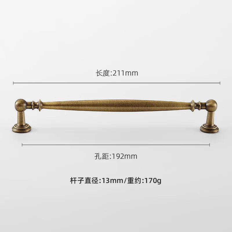 Nordic Solid Brass Furniture Handles Luxury Handles for Wardrobe and Drawer Kitchen Cabinet Drawer Handles Shoe Cabinets Pulls