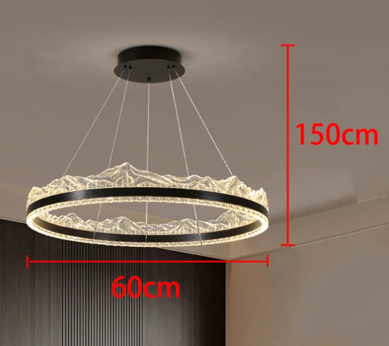 Modern home decor led lights pendant light lamps forstaircase Chandeliers for living room hanging light indoor lighting