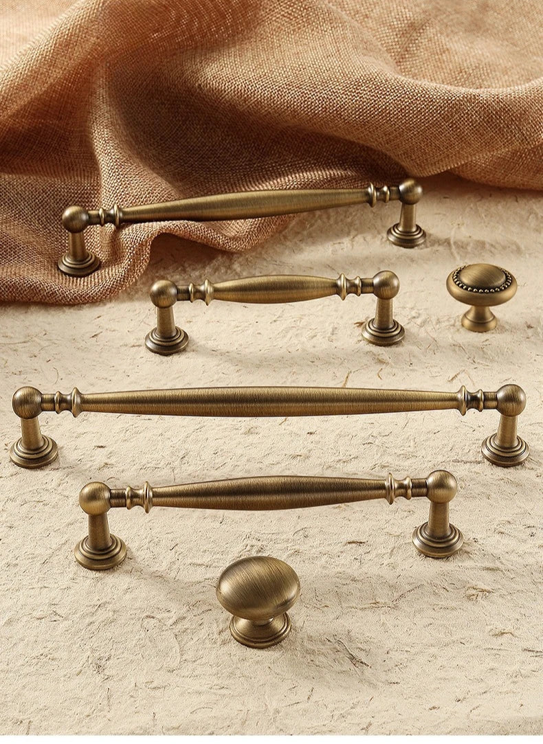 Nordic Solid Brass Furniture Handles Luxury Handles for Wardrobe and Drawer Kitchen Cabinet Drawer Handles Shoe Cabinets Pulls