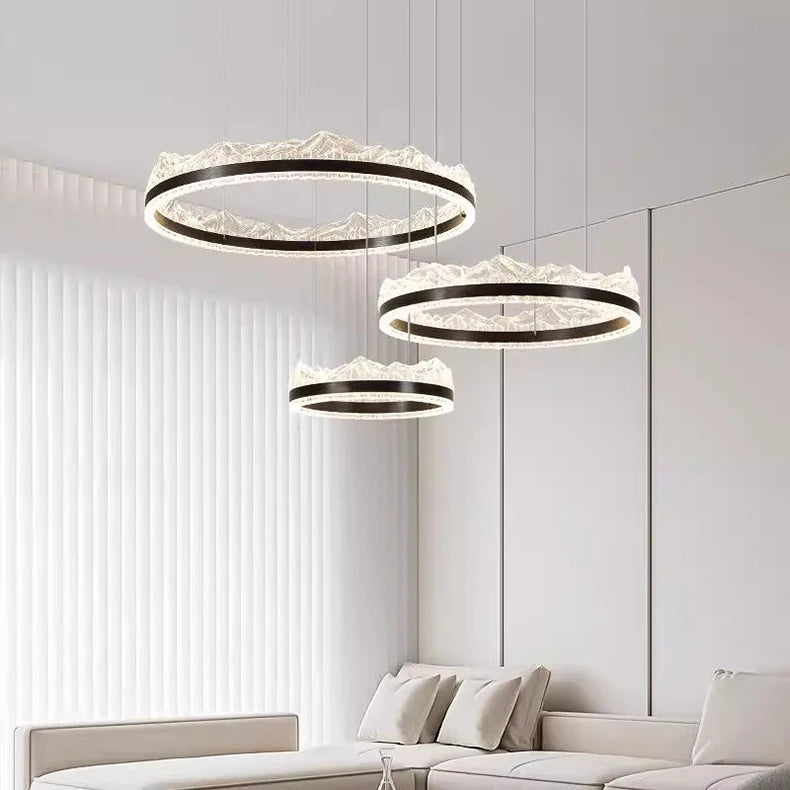 Modern home decor led lights pendant light lamps forstaircase Chandeliers for living room hanging light indoor lighting