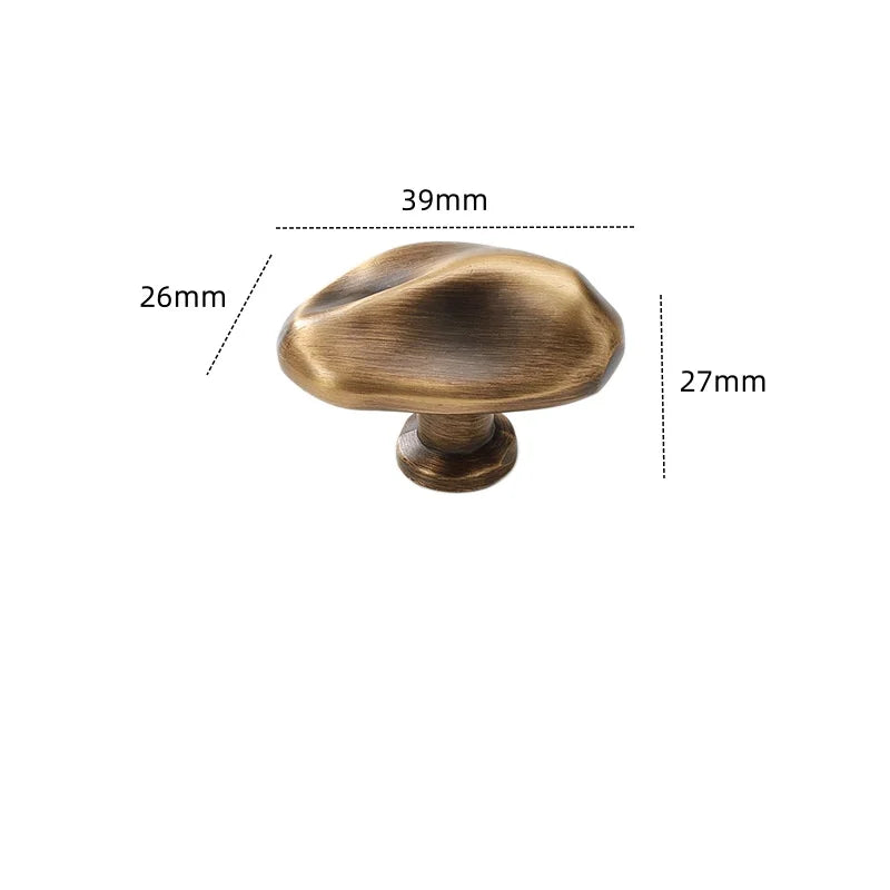 Retro Cabinet Knobs Antique Drawer Pull Solid Kitchen Accessories Dresser Wardrobe Closet Door Knobs Cupboard Furniture Handles
