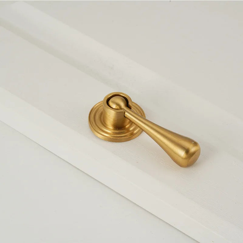 Handles for Furniture French Solid Brass Cupboard Door Knob and Handle American Kitchen Cabinet Drawer Handles