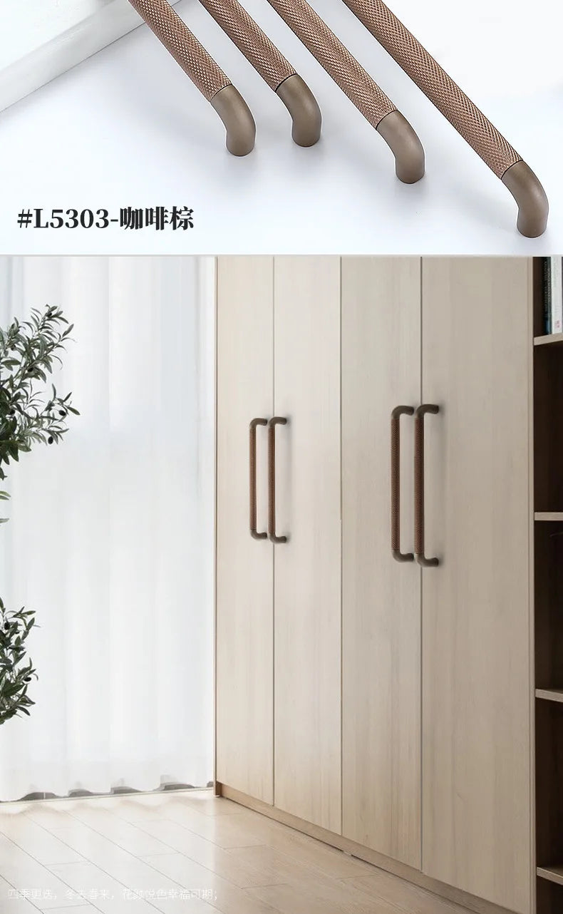 American Industrial Style Kitchen Drawer Cabinet Knurled Knobs Handles for Furniture European Wardrobe Shoe Cabinet Door Handle