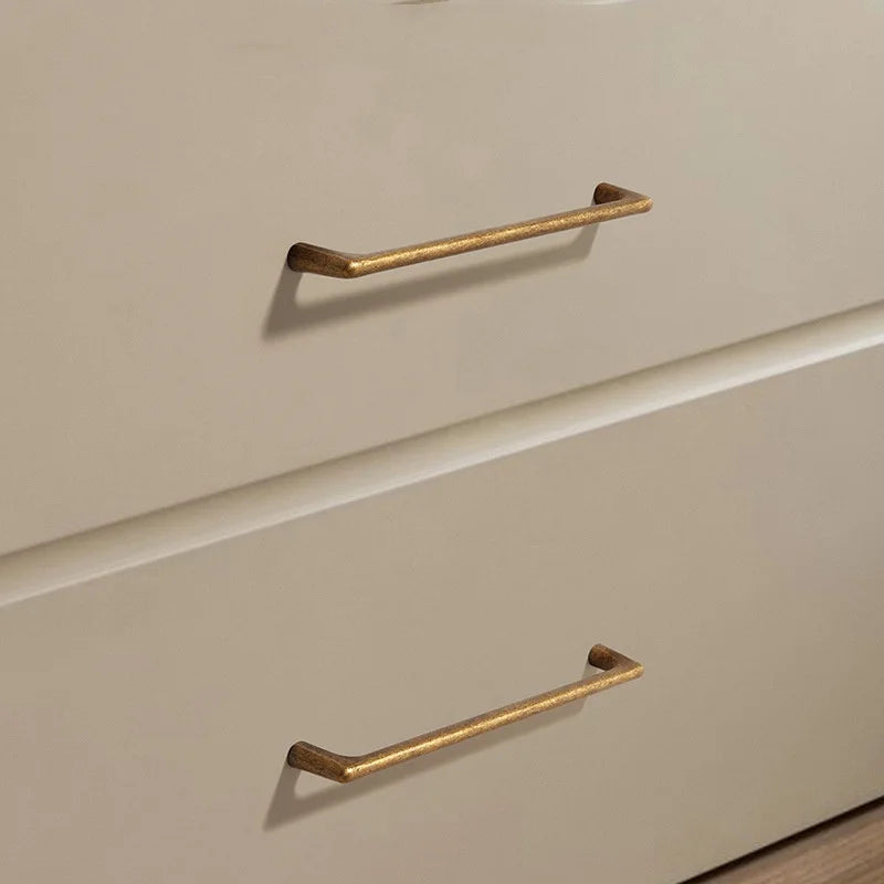 Antique Kitchen Drawer Handle Cupboard Cabinet Knobs Retro Closet Pulls Wardrobe Hardware Bronze Home Furniture Cabinet Handles