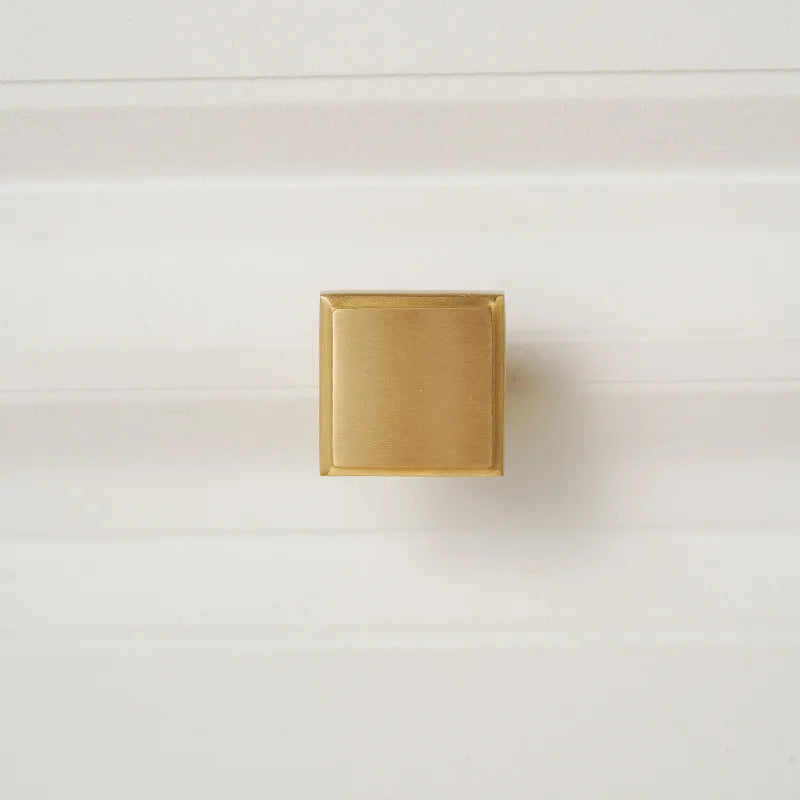 Handles for Furniture French Solid Brass Cupboard Door Knob and Handle American Kitchen Cabinet Drawer Handles