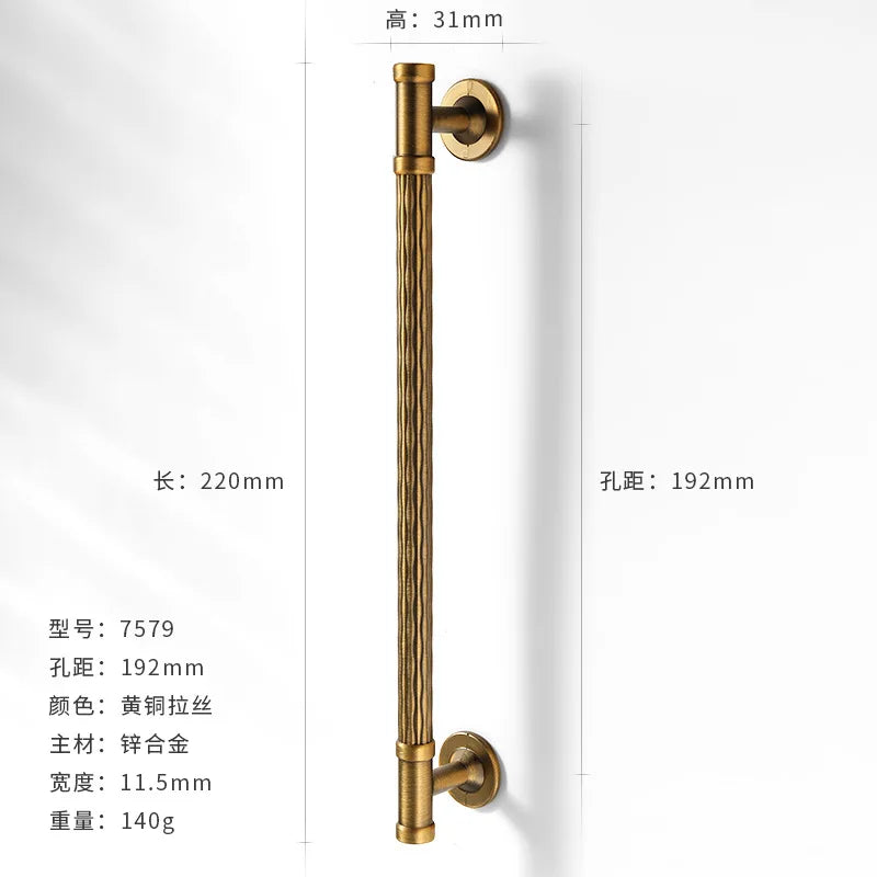 Antique-Bronze Cabinet Handle Retro Wardrobe & Kitchen-Cabinet Pull American Single-Hole Drawer Knob Zinc-Alloy Furniture Handle