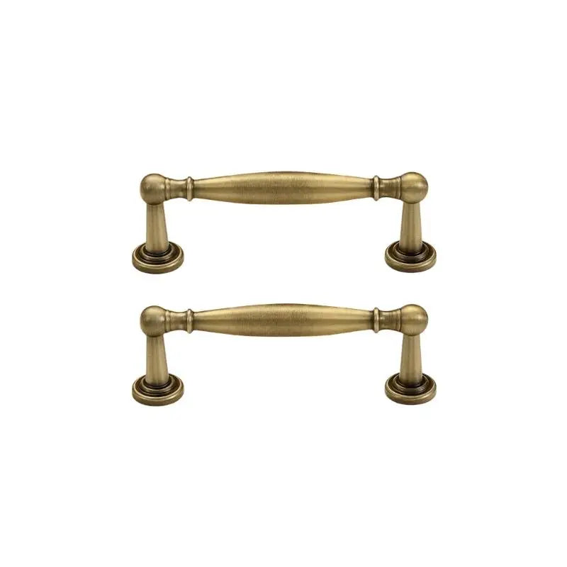 652F 2Pcs Multifunction Antique Metal Handles for DIY Cupboard Renovations Projects
