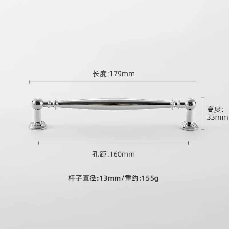 Nordic Solid Brass Furniture Handles Luxury Handles for Wardrobe and Drawer Kitchen Cabinet Drawer Handles Shoe Cabinets Pulls