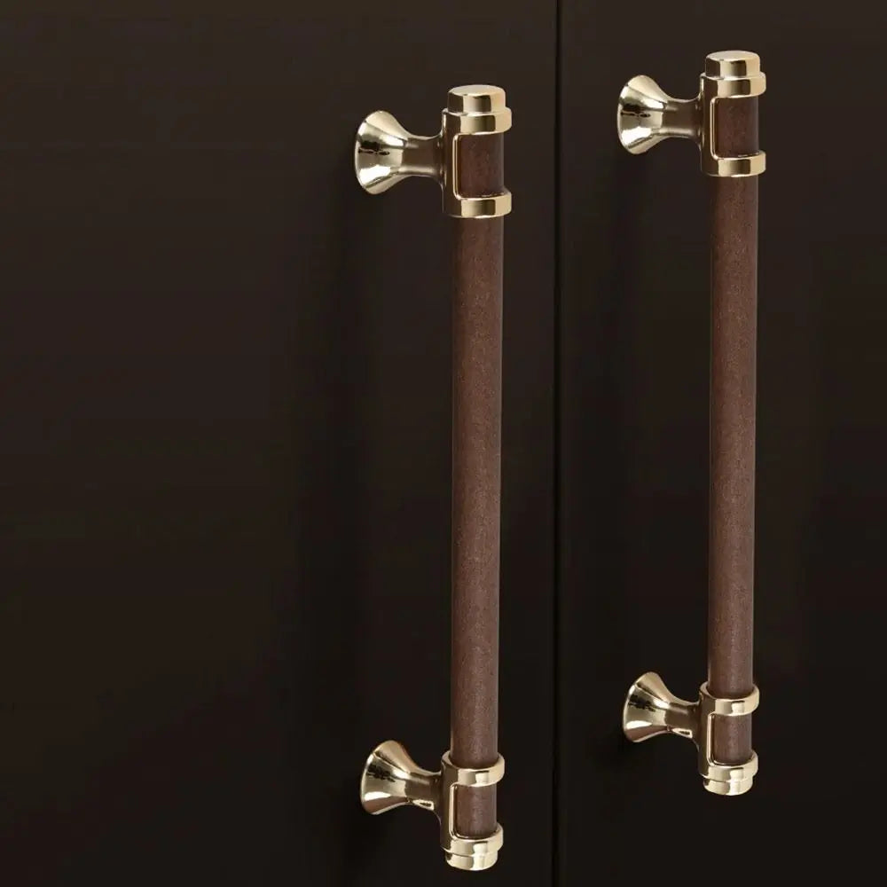 Modern Solid Wooden Door Handles Multifunctional Durable Drawer Knobs Various Sizes Kitchen Cabinet Handles Home Use