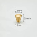 Modern Simple Solid Brass Cabinet Knobs Furniture Wardrobe Handle Kitchen Copper Pulls Doorknob