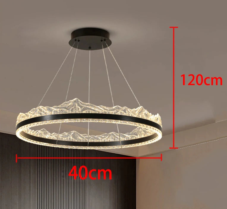 Modern home decor led lights pendant light lamps forstaircase Chandeliers for living room hanging light indoor lighting