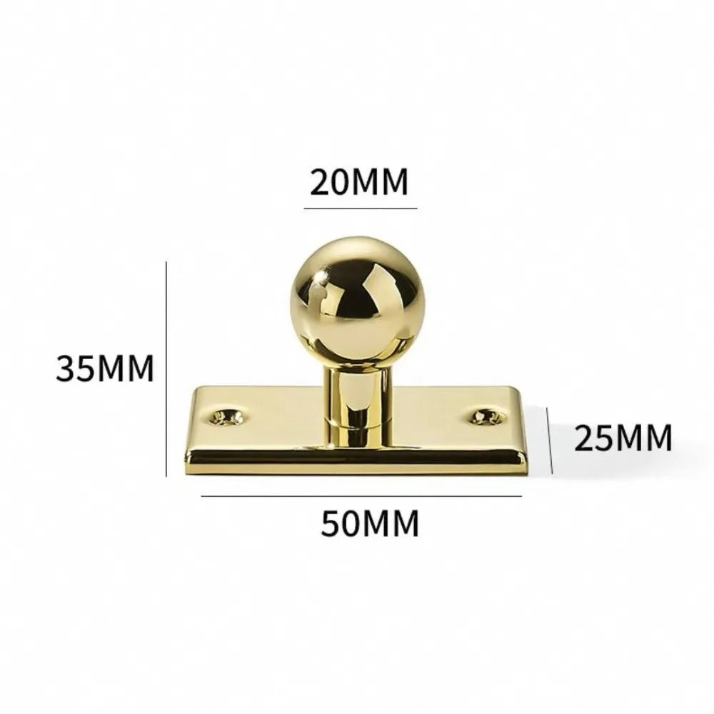 Round Ball Shape Gold Round Ball Handle Silver Gold Cupboard Handle Brass Finish Vintage Style Furniture Handle Furniture Use