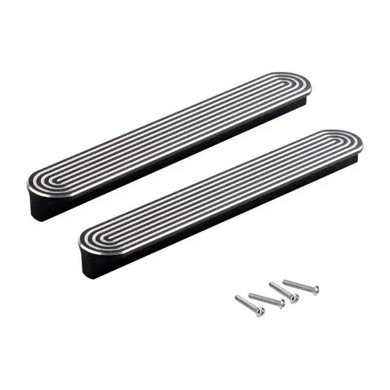 2Pcs Modern Aluminum Cupboard Handles Strong & Stylish Knob for Kitchen Wardrobe Drawer Easy Installation Without Tool D2RD