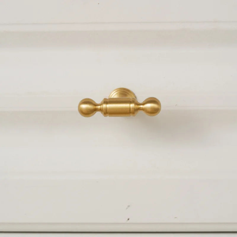 Handles for Furniture French Solid Brass Cupboard Door Knob and Handle American Kitchen Cabinet Drawer Handles