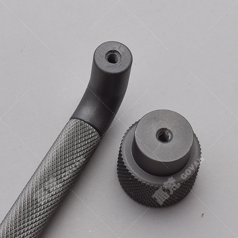 American Industrial Style Kitchen Drawer Cabinet Knurled Knobs Handles for Furniture European Wardrobe Shoe Cabinet Door Handle