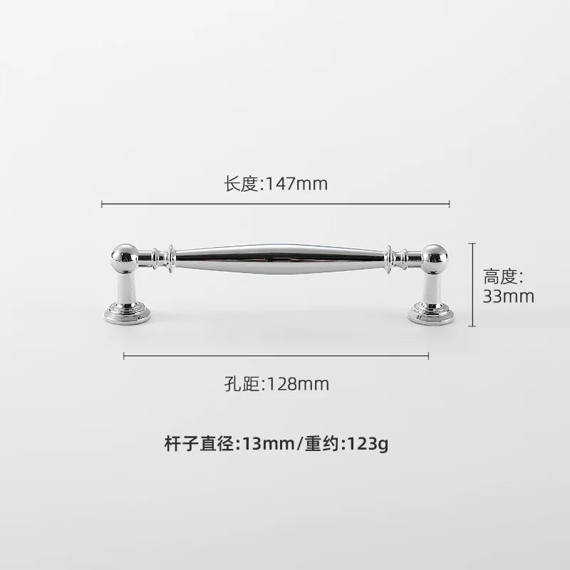 Nordic Solid Brass Furniture Handles Luxury Handles for Wardrobe and Drawer Kitchen Cabinet Drawer Handles Shoe Cabinets Pulls