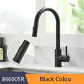 Silver Pull-Out Kitchen Basin Mixer Tap – Single Hole, G1/2