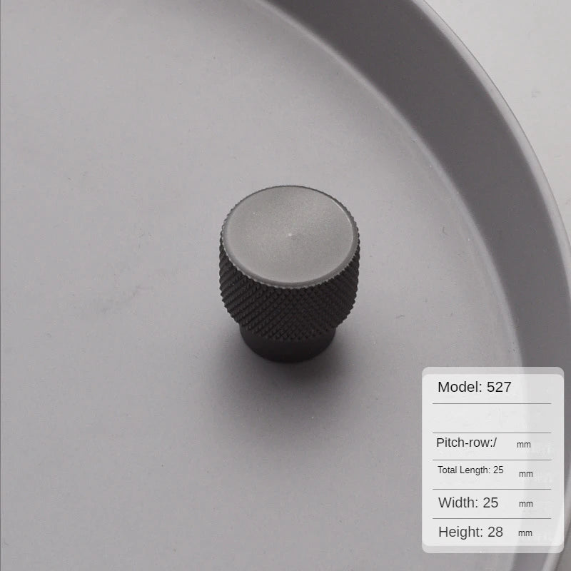 American Industrial Style Kitchen Drawer Cabinet Knurled Knobs Handles for Furniture European Wardrobe Shoe Cabinet Door Handle