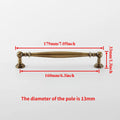 Cupboard Door Knob Furniture Wardrobe Long Pull Bronze Solid Antique Brass Cabinet Handles Kitchen Cabinet Handles Bronze Pulls