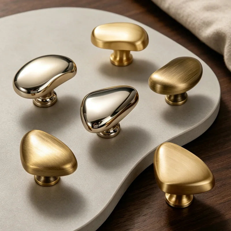 Retro Cabinet Knobs Antique Drawer Pull Solid Kitchen Accessories Dresser Wardrobe Closet Door Knobs Cupboard Furniture Handles