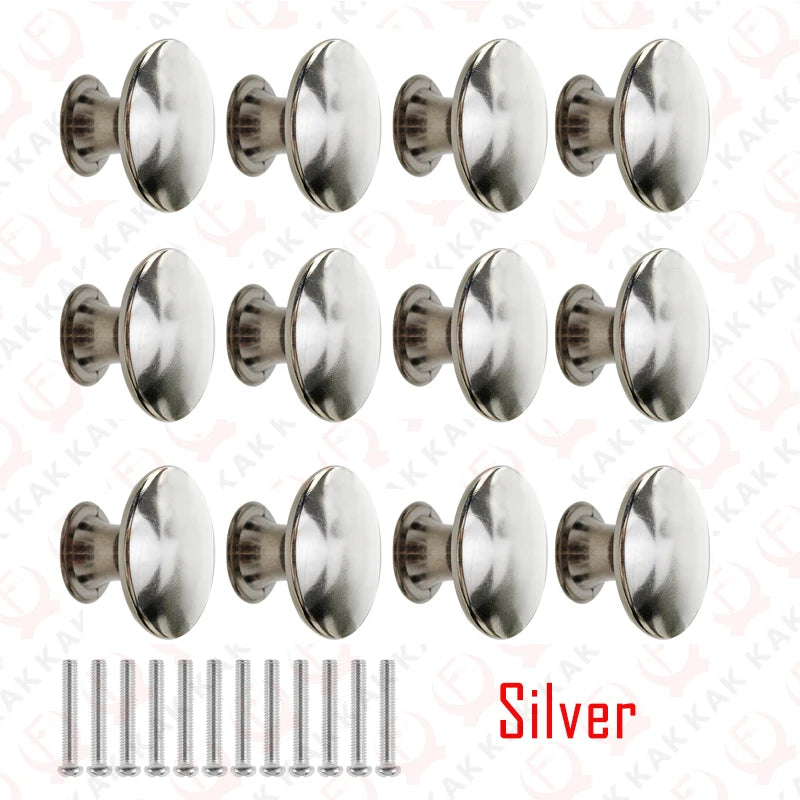 KAK 12PCS Vintage Bronze Furniture Knobs and Handles Black Kitchen Handle Antique Bronze Brass Drawer Knobs Door Hardware