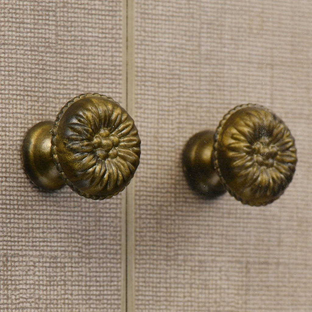 10-Pack New Chinese Style Plastic Drawer Pulls - Antique Bronze Mushroom Knobs, Single Hole Vintage Cabinet Handles for Hom